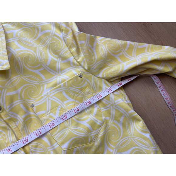 Versace Jeans Couture Yellow Baroque Print Jacket – Made in Italy –44 (8US) - Picture 7 of 9